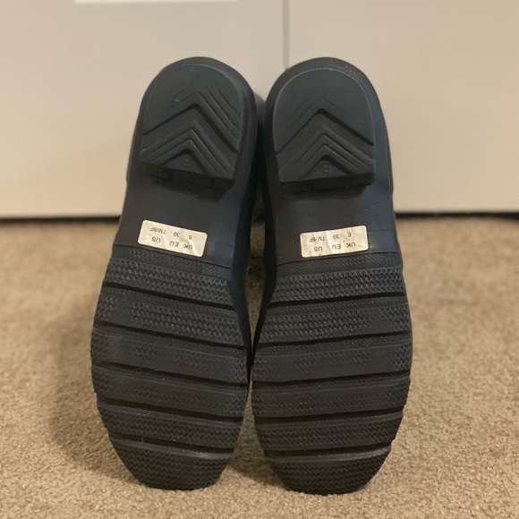 Matte Navy Tall Hunter Rainboots - Picture 3 of 3